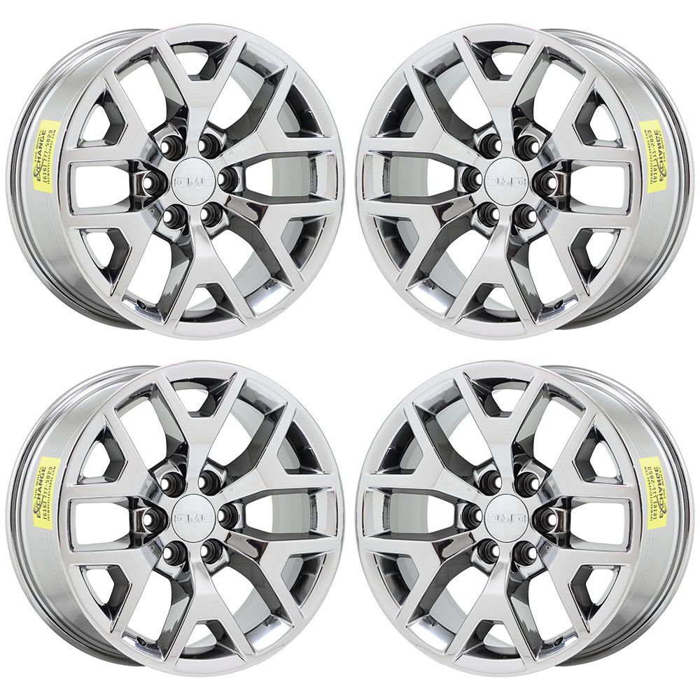 20" GMC Sierra Yukon 1500 Truck Bright Chrome wheels Factory OEM set 5698
